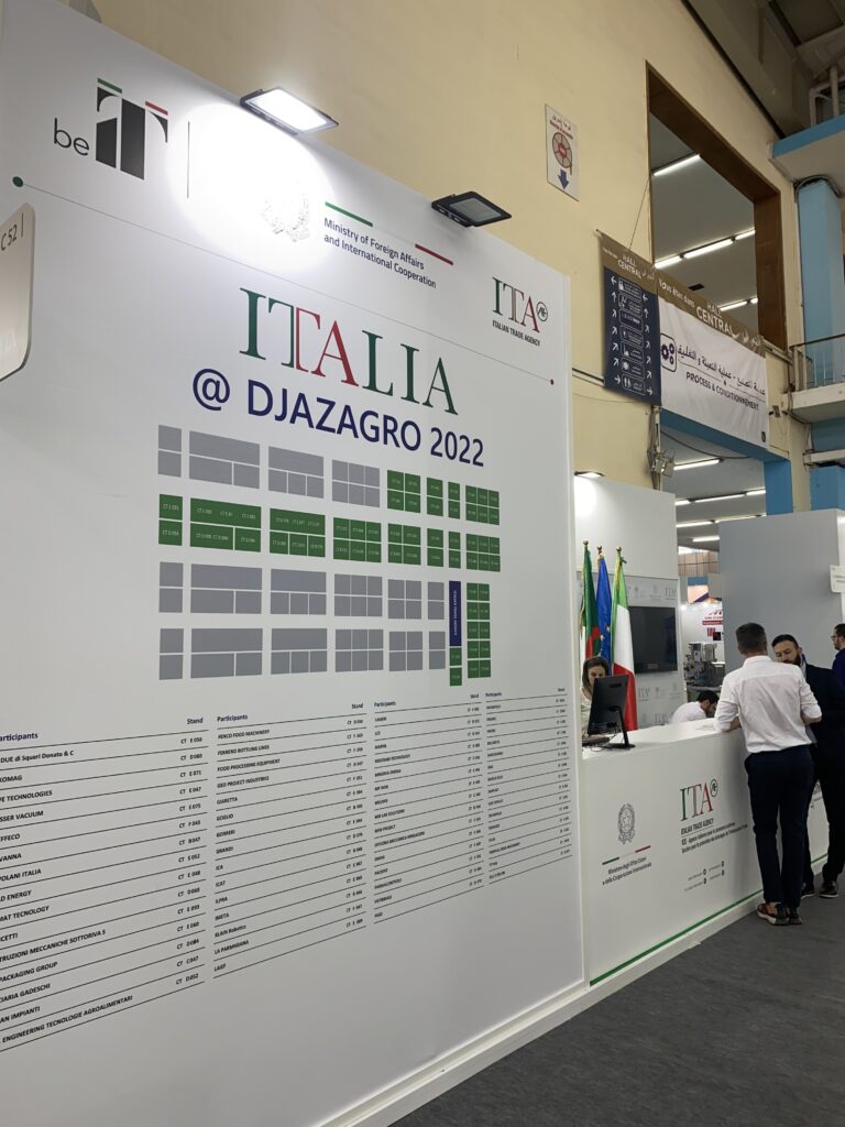 Djazagro 2022:  L’Italie premier fournisseur d’équipements d’emballage en Algérie en 2021